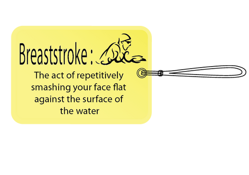 Bag Tag - Breaststroke