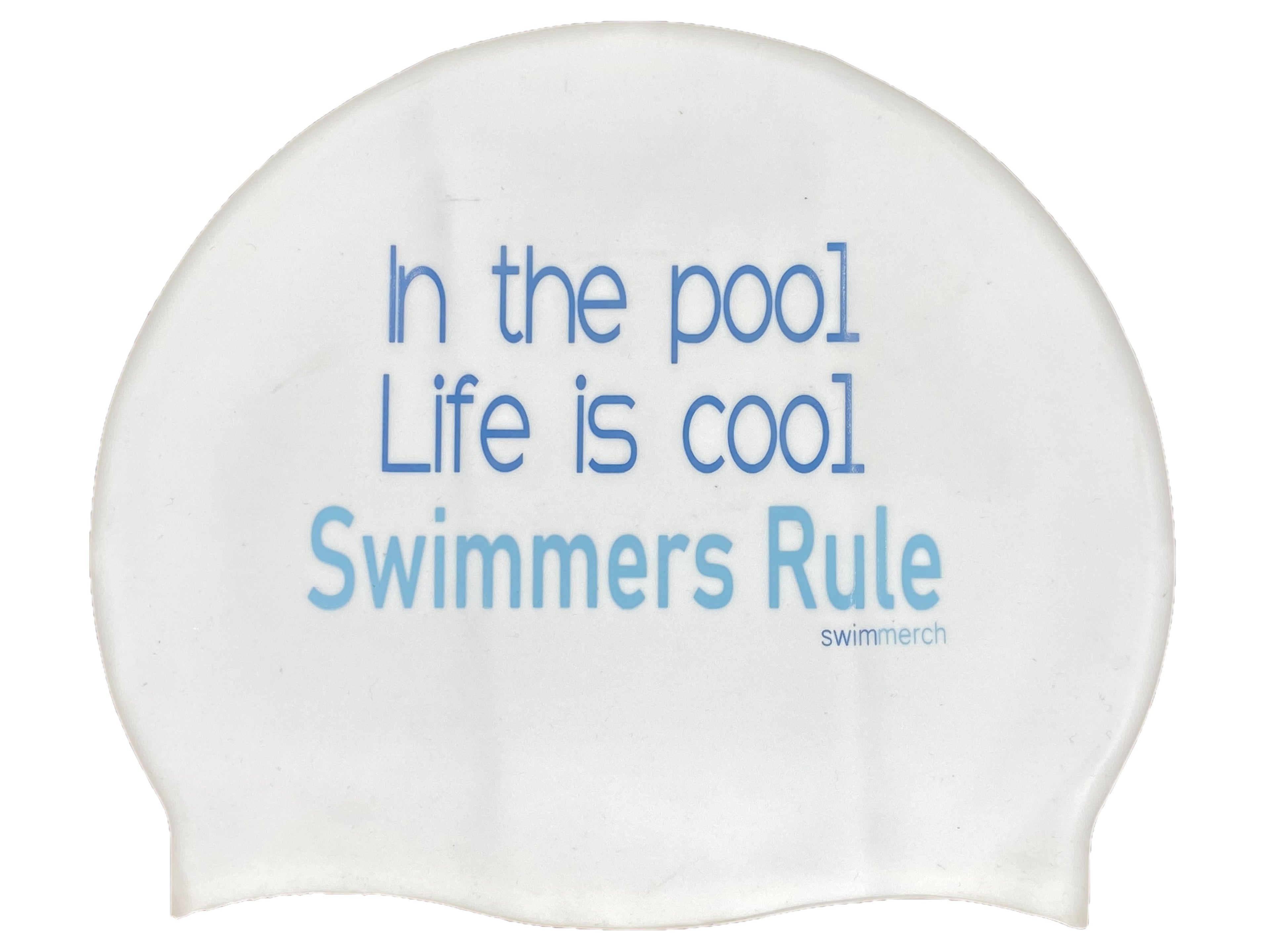 Silicone Swim Cap - Swim life is cool