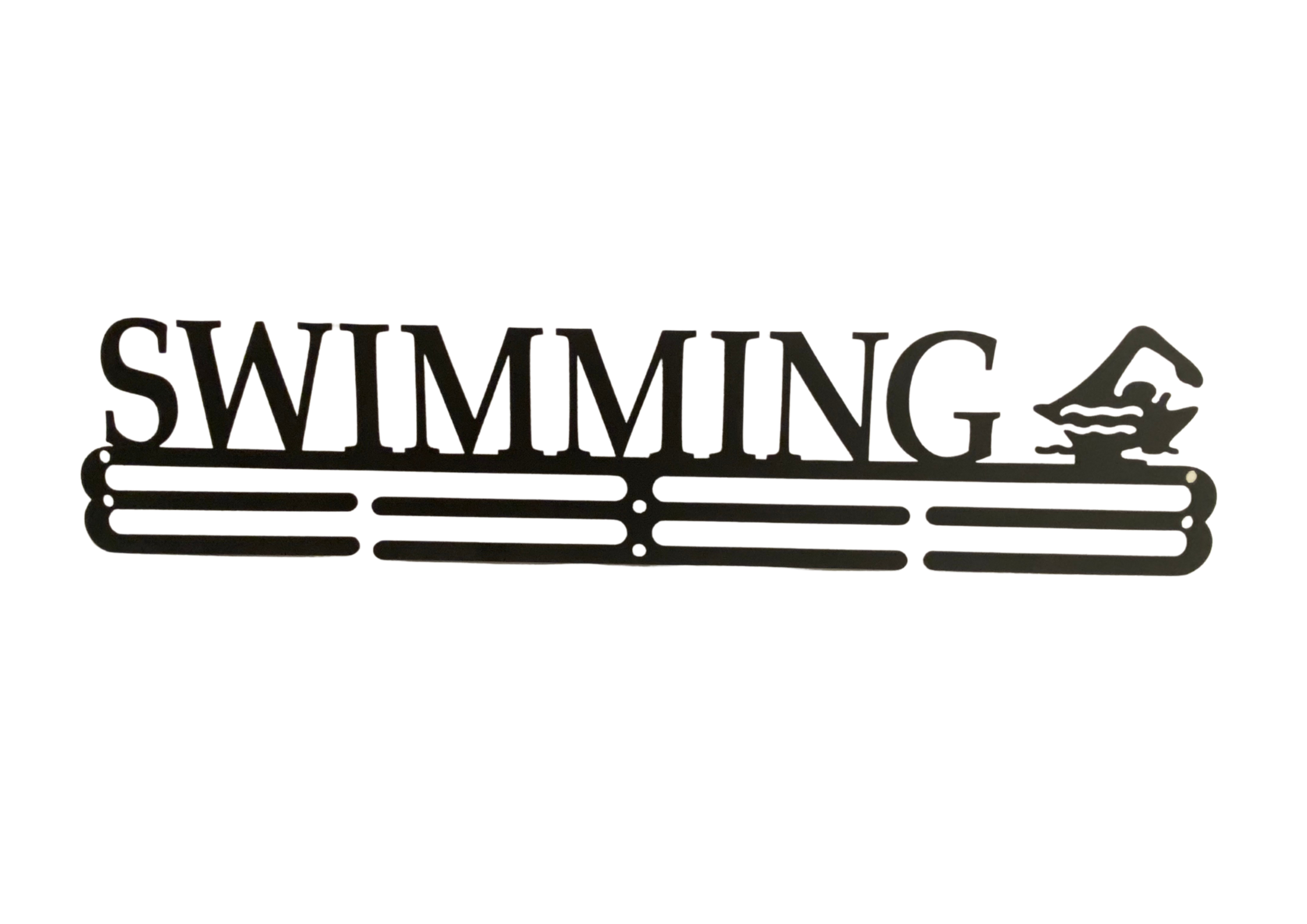 Black Medal Display Hanger -Freestyle SWIMMING