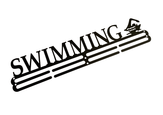 Black Medal Display Hanger -Freestyle SWIMMING