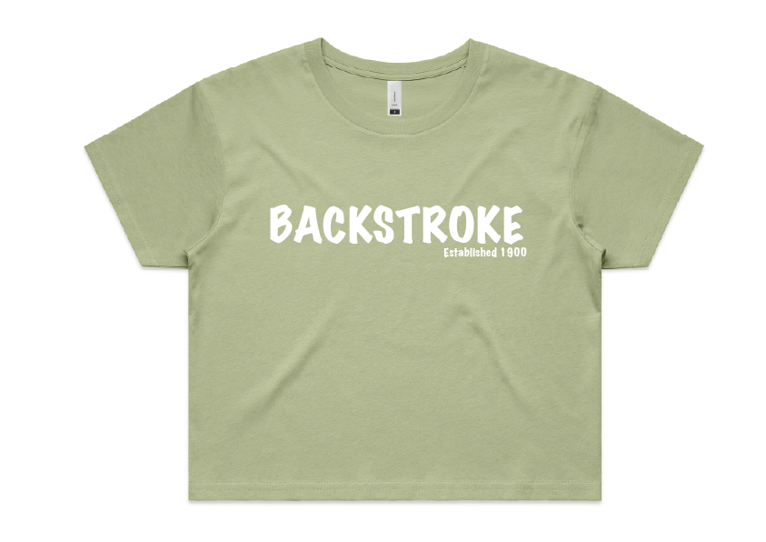 Sleepwear Crop Tee - "Backstroke" Est 1900