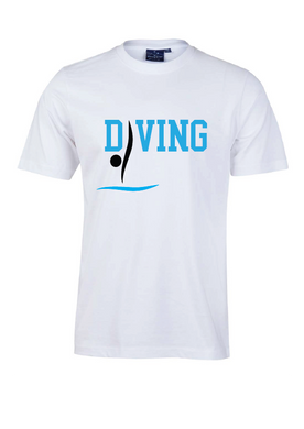 Diving short sleeve cotton tee