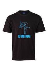 Diving short sleeve cotton tee - Point your toes