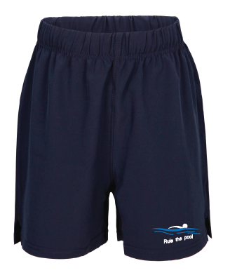 Swimmerch Shorts - Rule the Pool - Kids and Mens - Navy