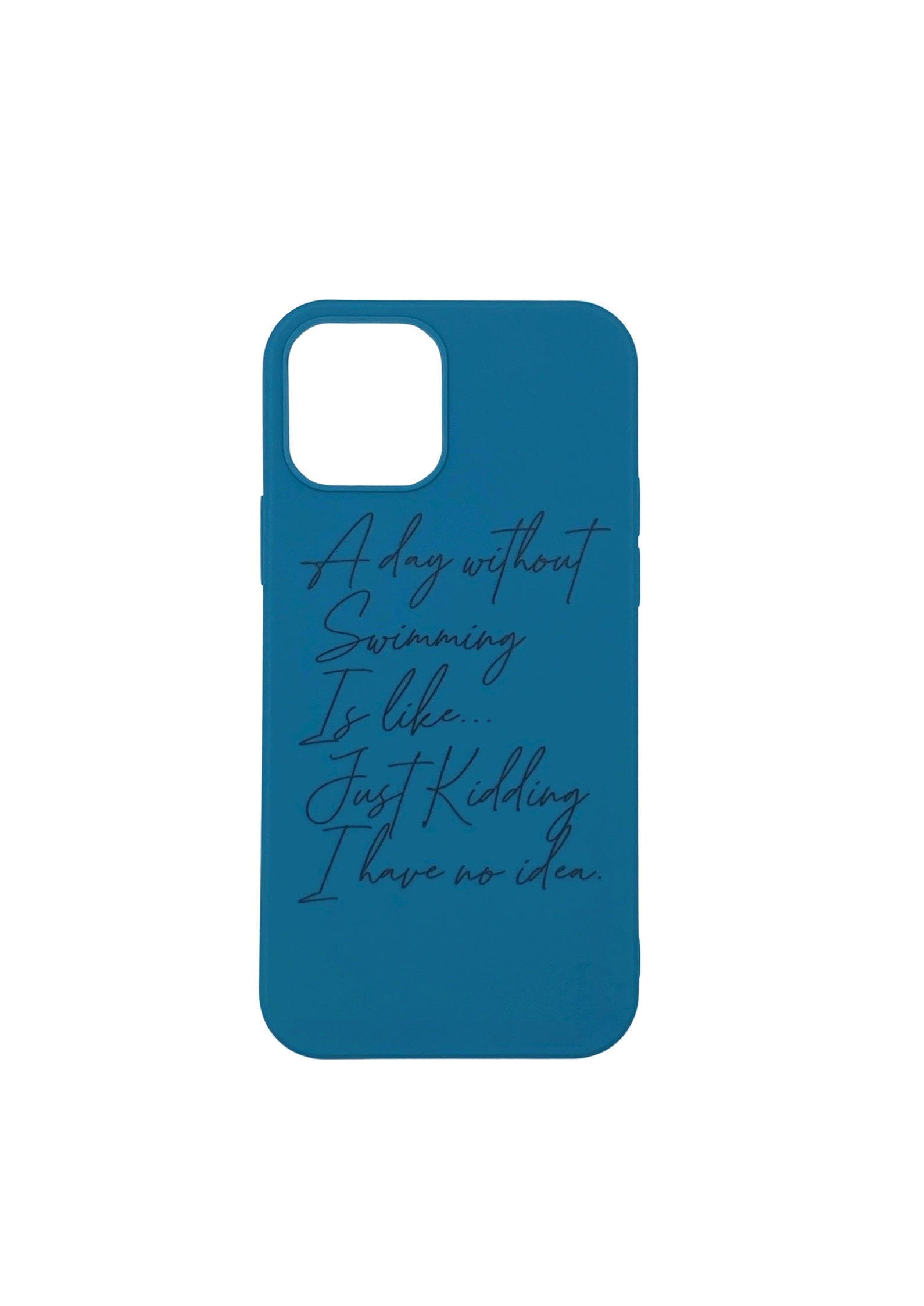 iPhone Cover - "A DAY WITHOUT SWIMMING"