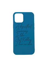 iPhone Cover - "A DAY WITHOUT SWIMMING"