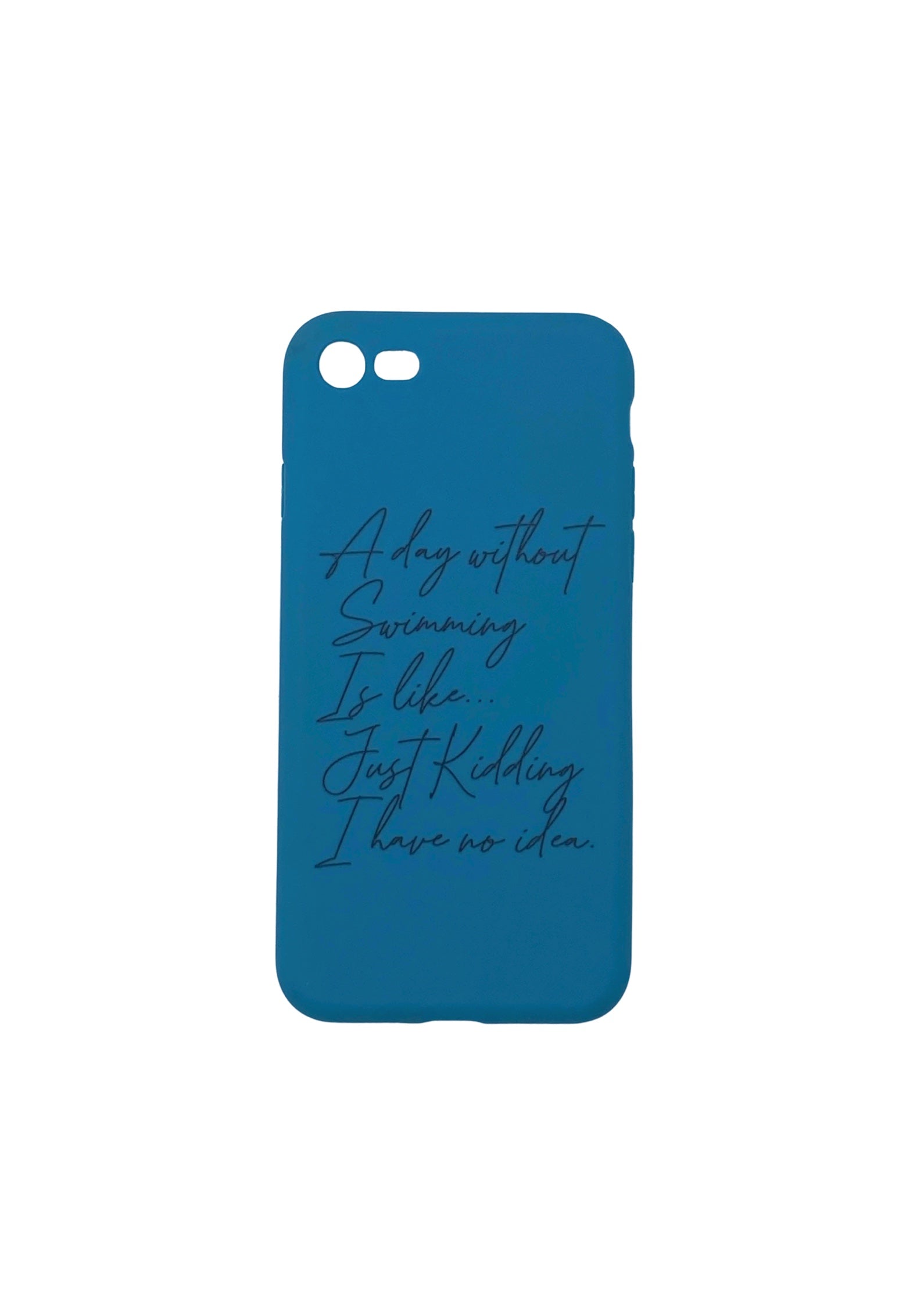 iPhone Cover - "A DAY WITHOUT SWIMMING"