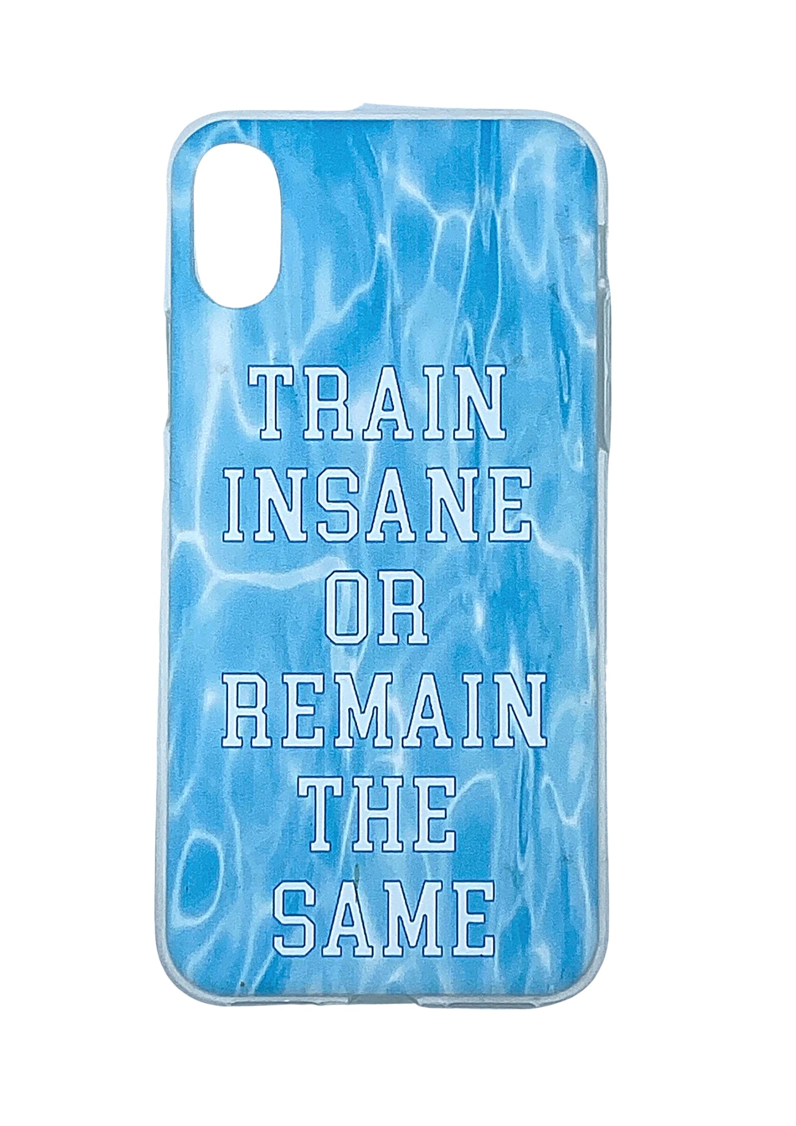 iPhone Cover - "TRAIN INSANE OR REMAIN THE SAME"