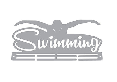 Stainless Steel Medal Display Hanger - Flyer SWIMMING