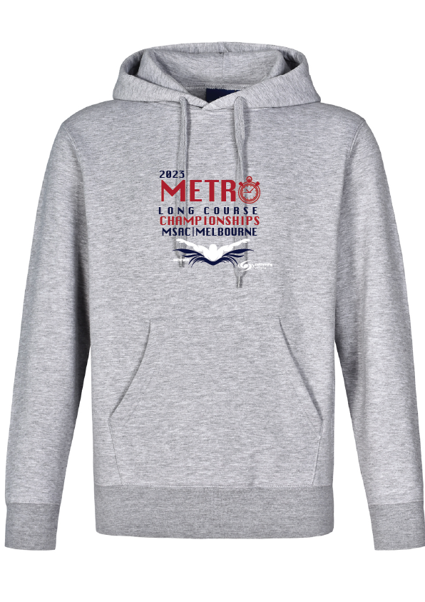 2023 Metro Long Course Championships hoodie - Grey Marle